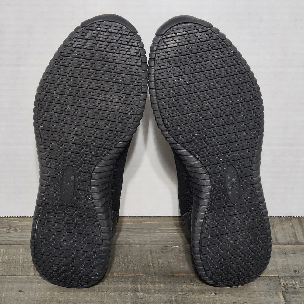 Skechers‎ Work Slip Resistant Slip On Shoes Mens 11 Black Relaxed Fit Sneakers